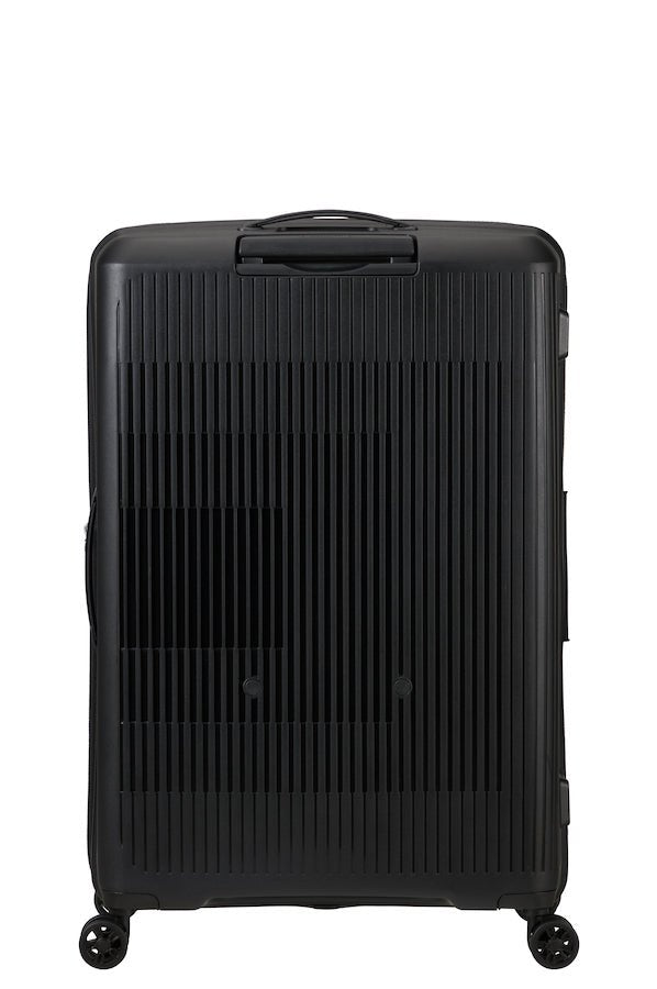 American Tourister Aerostep Expandable 77cm Large Spinner | Black - KaryKase
