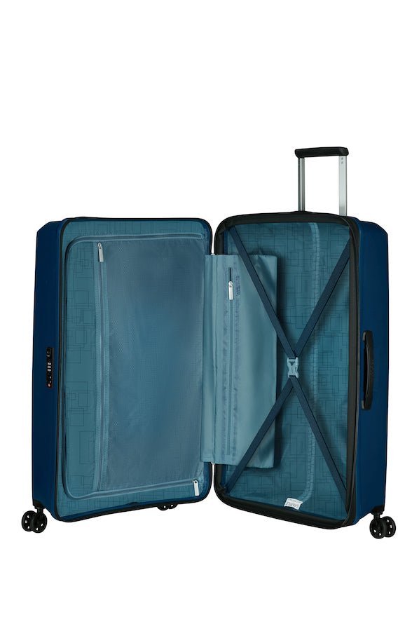 American Tourister Aerostep Expandable 77cm Large Spinner | Navy - KaryKase