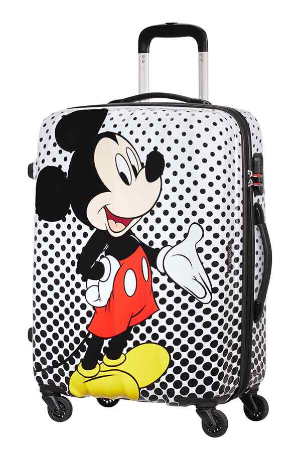 American Tourister Disney Legends 65cm Medium Spinner | Mickey Polka Dot - KaryKase