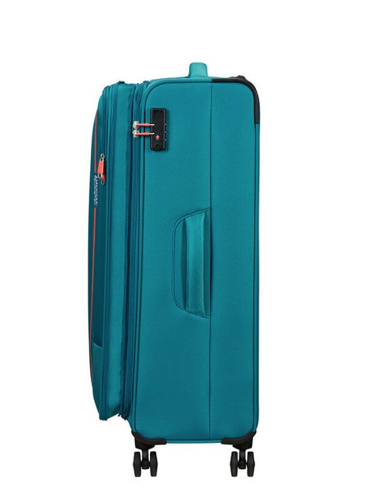 American Tourister Pulsonic 81cm Large Spinner - Expandable | Stone Teal - KaryKase