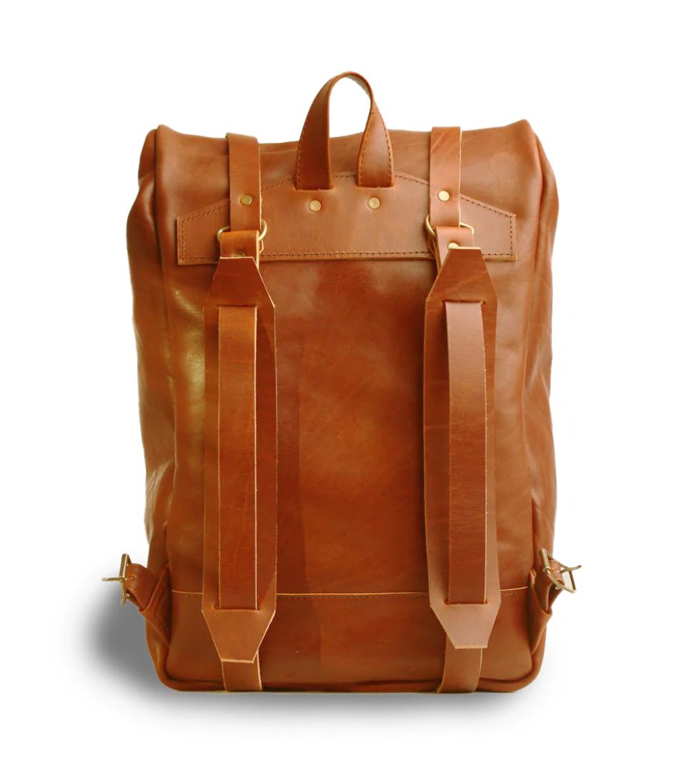 Bark And Mill Rolltop Backpack | Tan - KaryKase