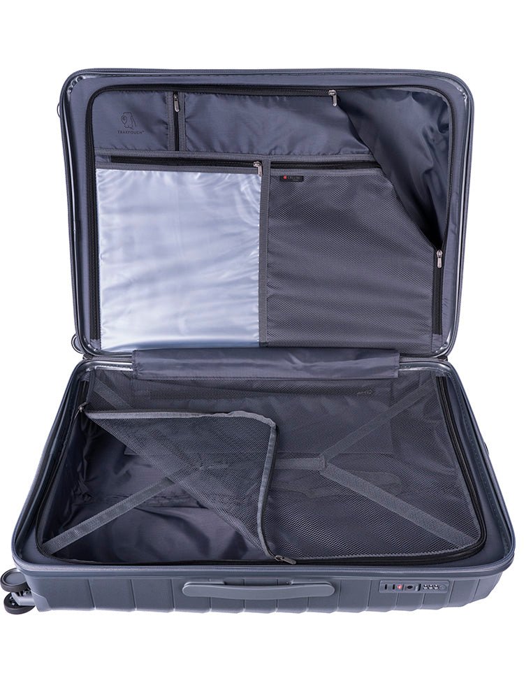 Cellini Grande Xtra Large 4 Wheel Trolley Case | Dark_Grey - KaryKase