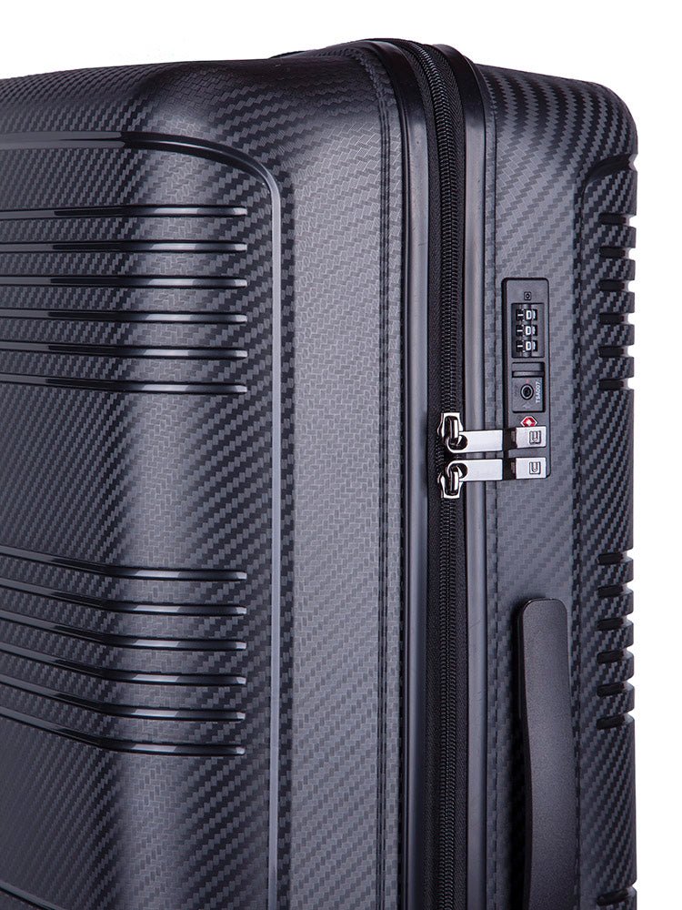 Cellini La Strella 76cm Large Trolley | Black - KaryKase