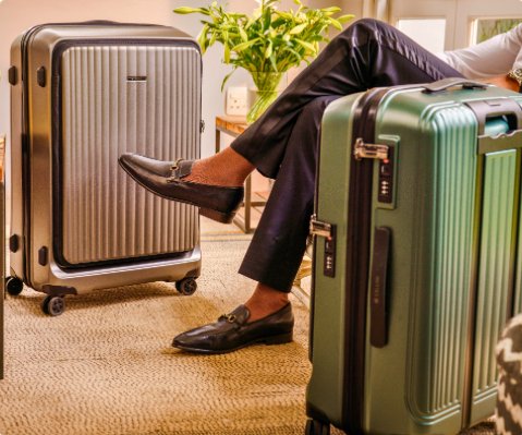 Cellini Tri Pak Medium 4 Wheel Trolley Case Includes 1 Lrg & 1 Med Packing Cube| Green - KaryKase