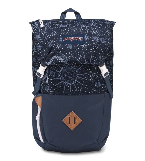 jansport backpack black with stars Jansport Pike 15" Laptop Backpack