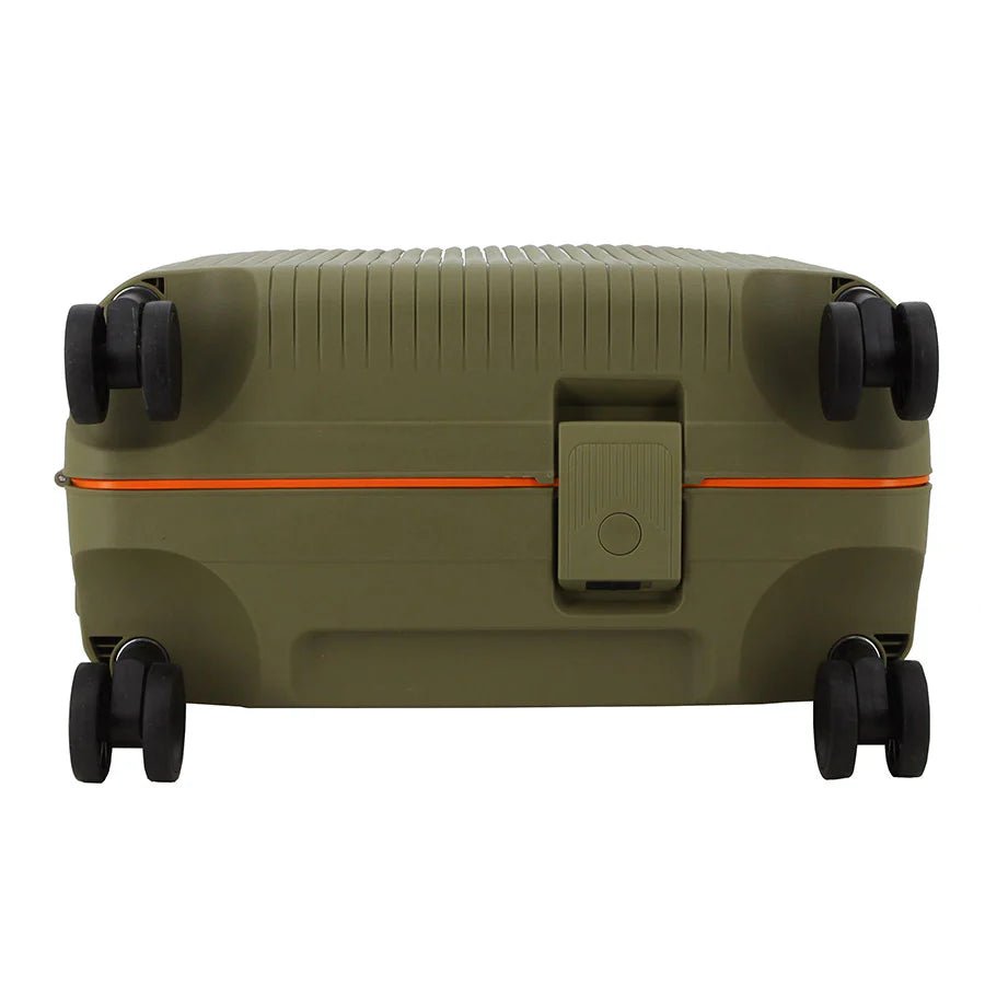 Pierre Cardin Cannes 55cm Cabin Clip Case Spinner | Green - KaryKase