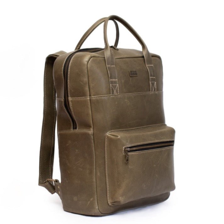 charlie leather backpack Tan Leather Goods - Charlie Backpack