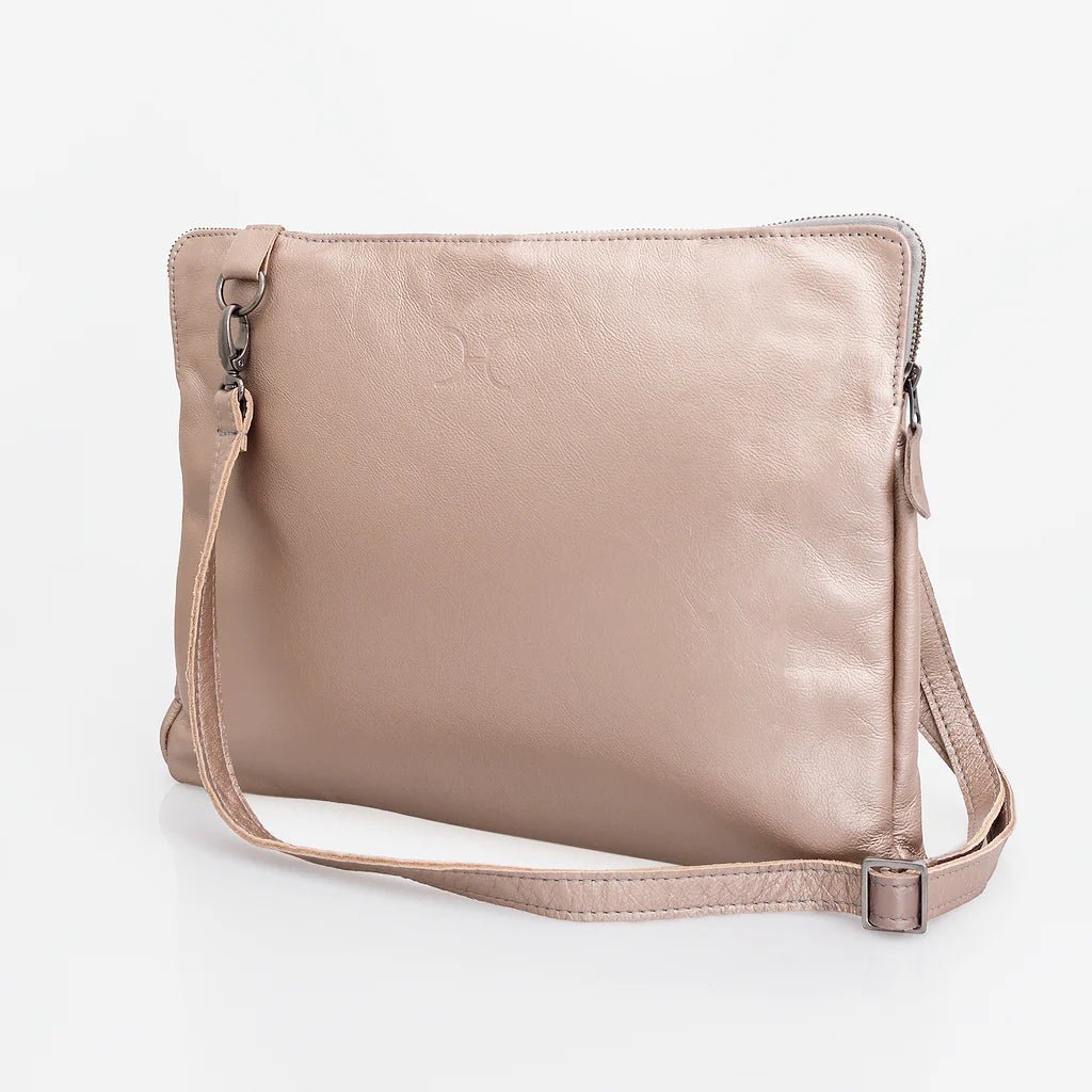 Thandana 15" Leather Laptop Sling Bag - KaryKase