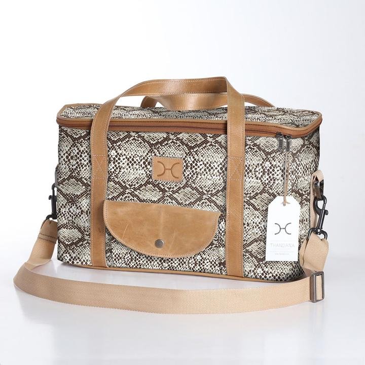 Thandana Laminated Fabric Caddy Cooler Bag - KaryKase