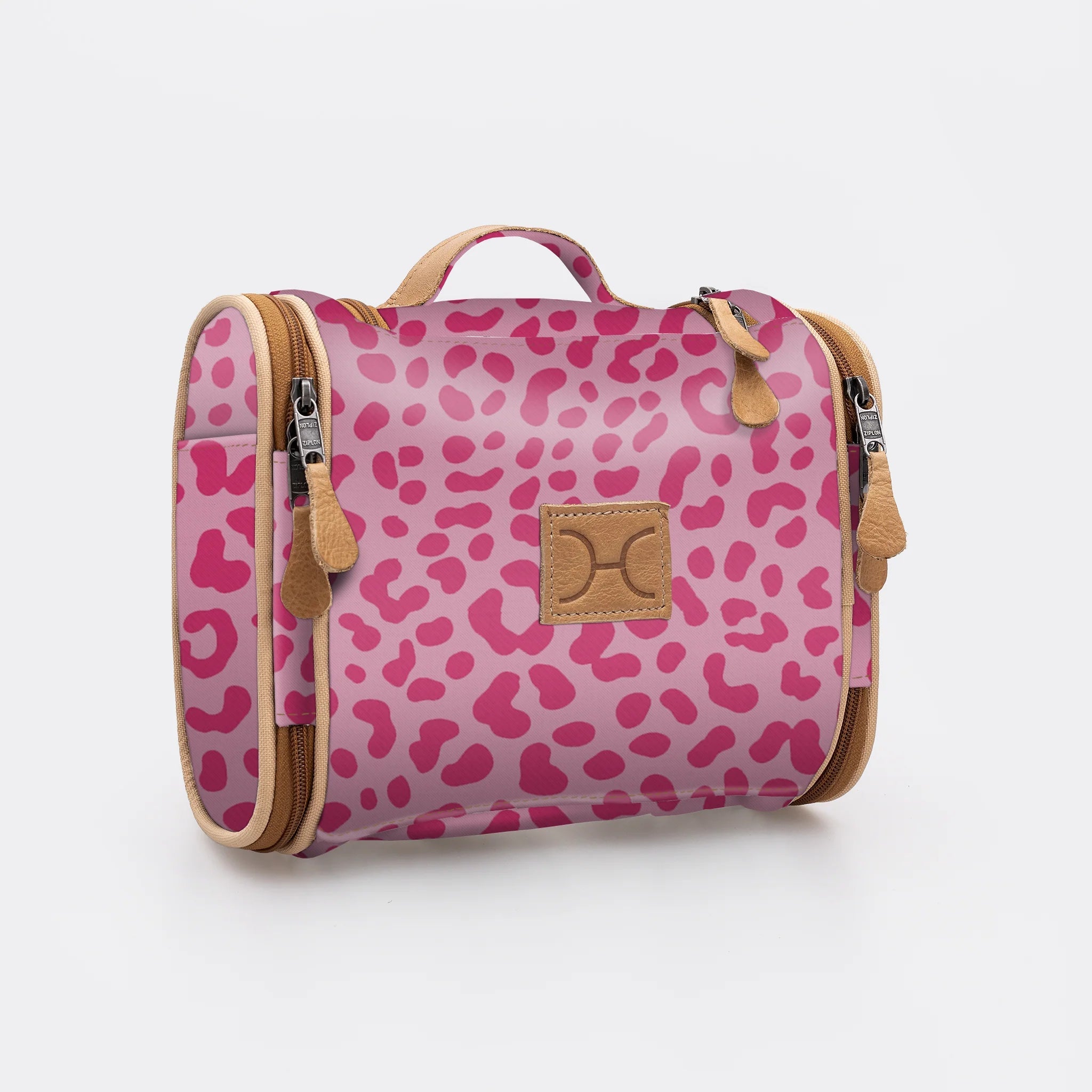 Thandana Laminated Fabric Compact Travel Vanity Bag - KaryKase
