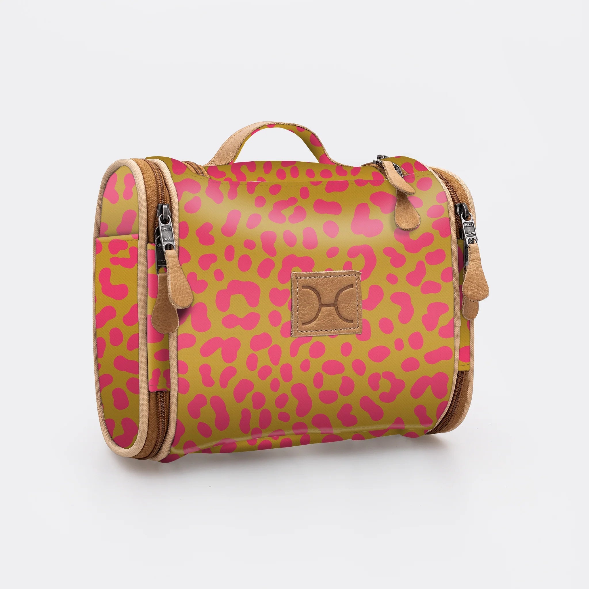 Thandana Laminated Fabric Compact Travel Vanity Bag - KaryKase