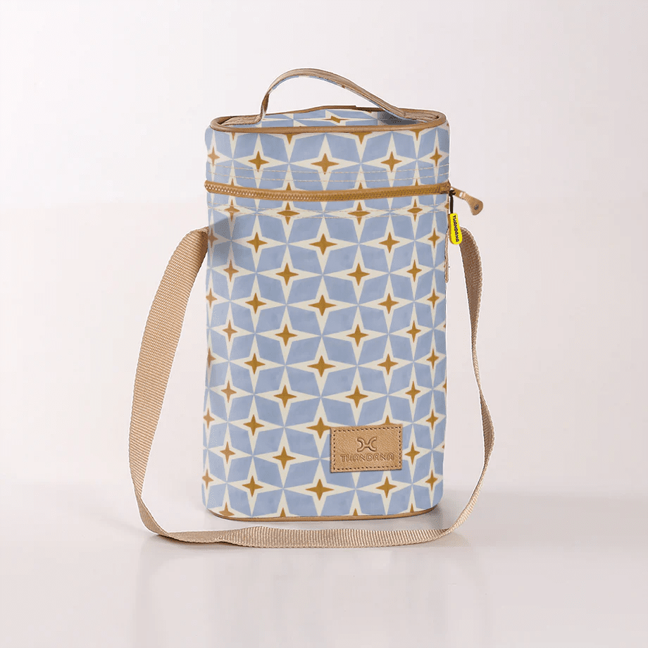Thandana Laminated Fabric Double Carry Wine Cooler - KaryKase