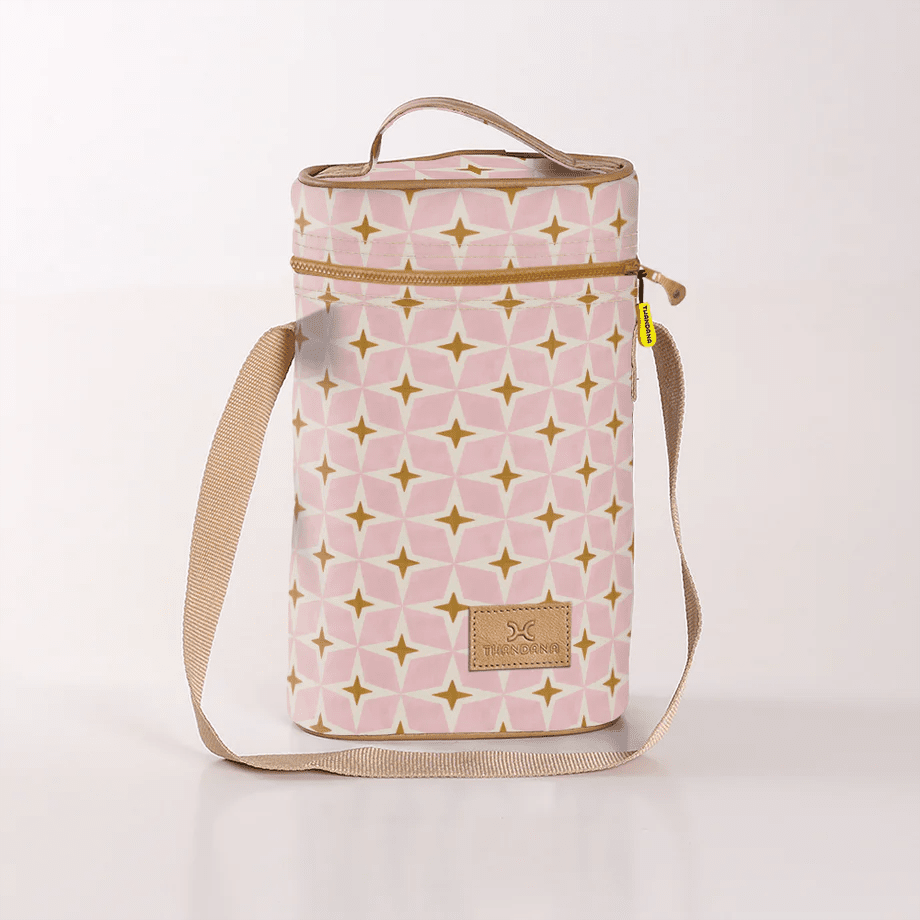 Thandana Laminated Fabric Double Carry Wine Cooler - KaryKase
