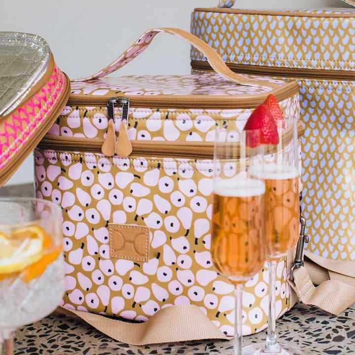 Thandana Laminated Fabric Double Decker Cooler Bag - KaryKase