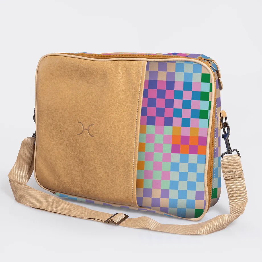 Thandana Laminated Fabric Essential Laptop Bag 15" - KaryKase