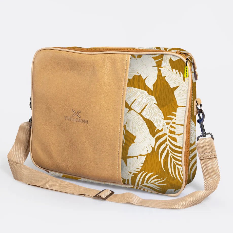Thandana Laminated Fabric Essential Laptop Bag 15" - KaryKase