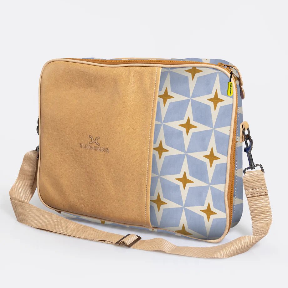 Thandana Laminated Fabric Essential Laptop Bag 15" - KaryKase
