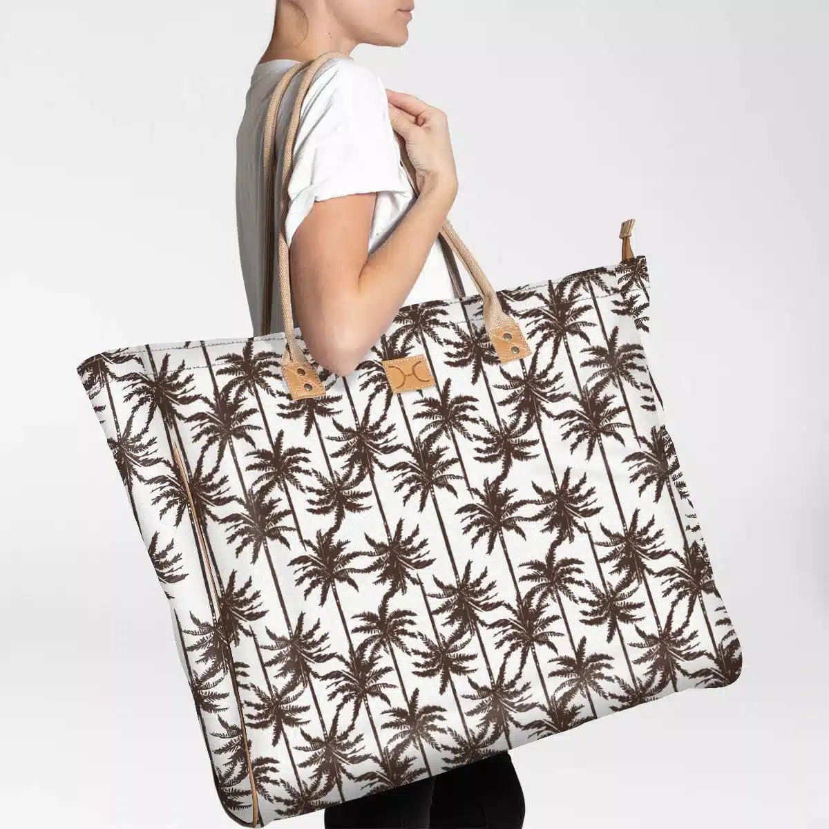 Thandana Laminated Fabric Jumbo Beach Bag - KaryKase