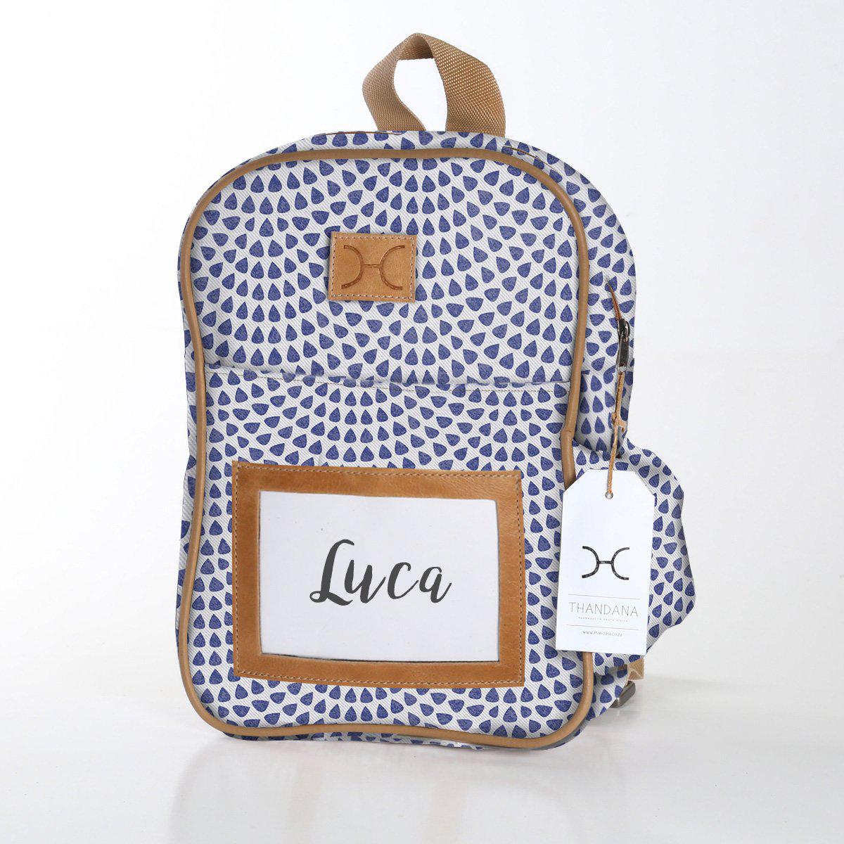 Thandana Laminated Fabric Kids Backpack - KaryKase
