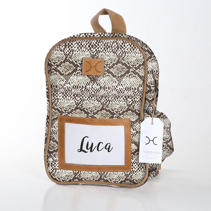 Thandana Laminated Fabric Kids Backpack - KaryKase