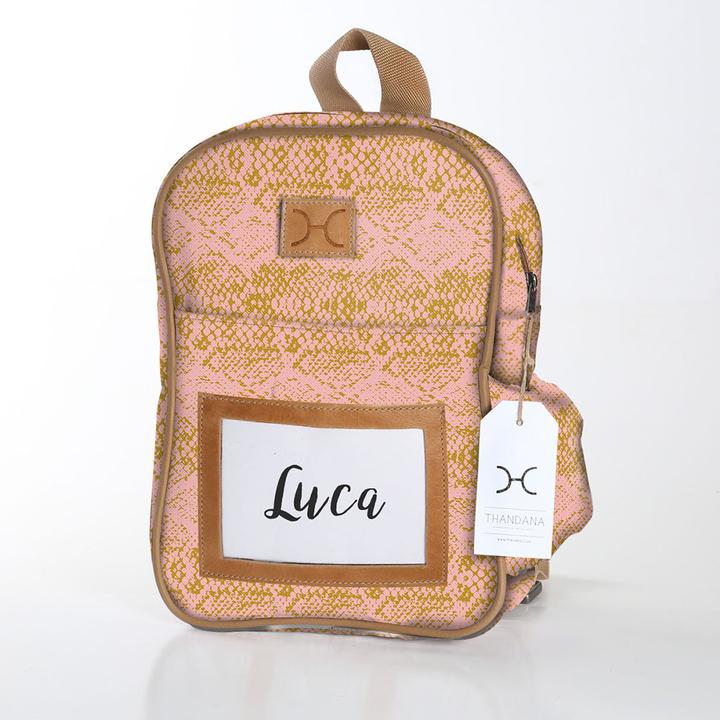 Thandana Laminated Fabric Kids Backpack - KaryKase