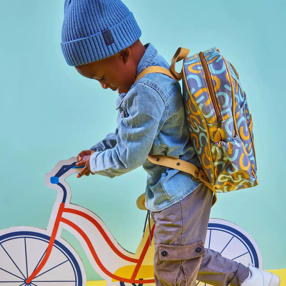 Thandana Laminated Fabric Kids Backpack - KaryKase