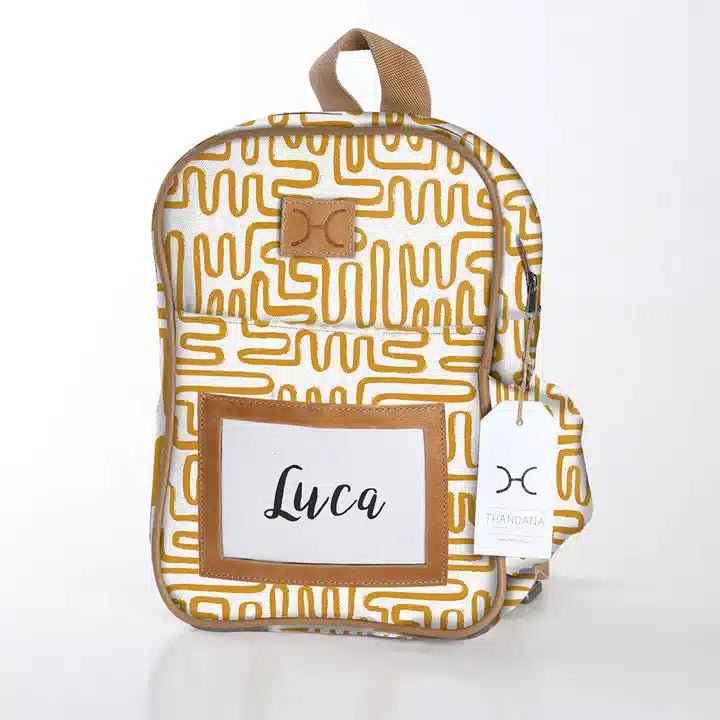 Thandana Laminated Fabric Kids Backpack - KaryKase