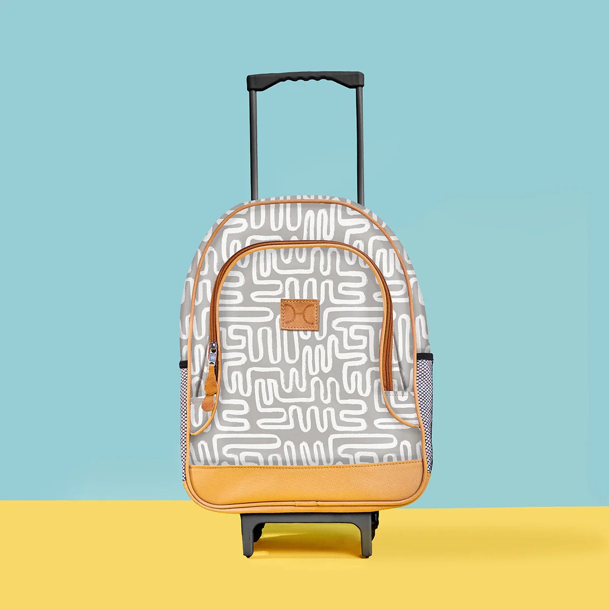Thandana Laminated Fabric Kid's School Wheelie Backpack - KaryKase