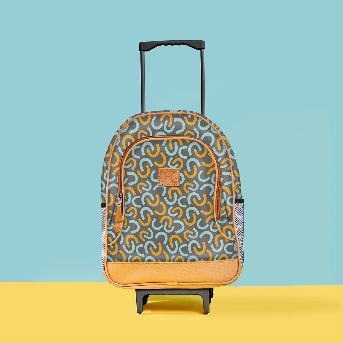 Thandana Laminated Fabric Kid's School Wheelie Backpack - KaryKase