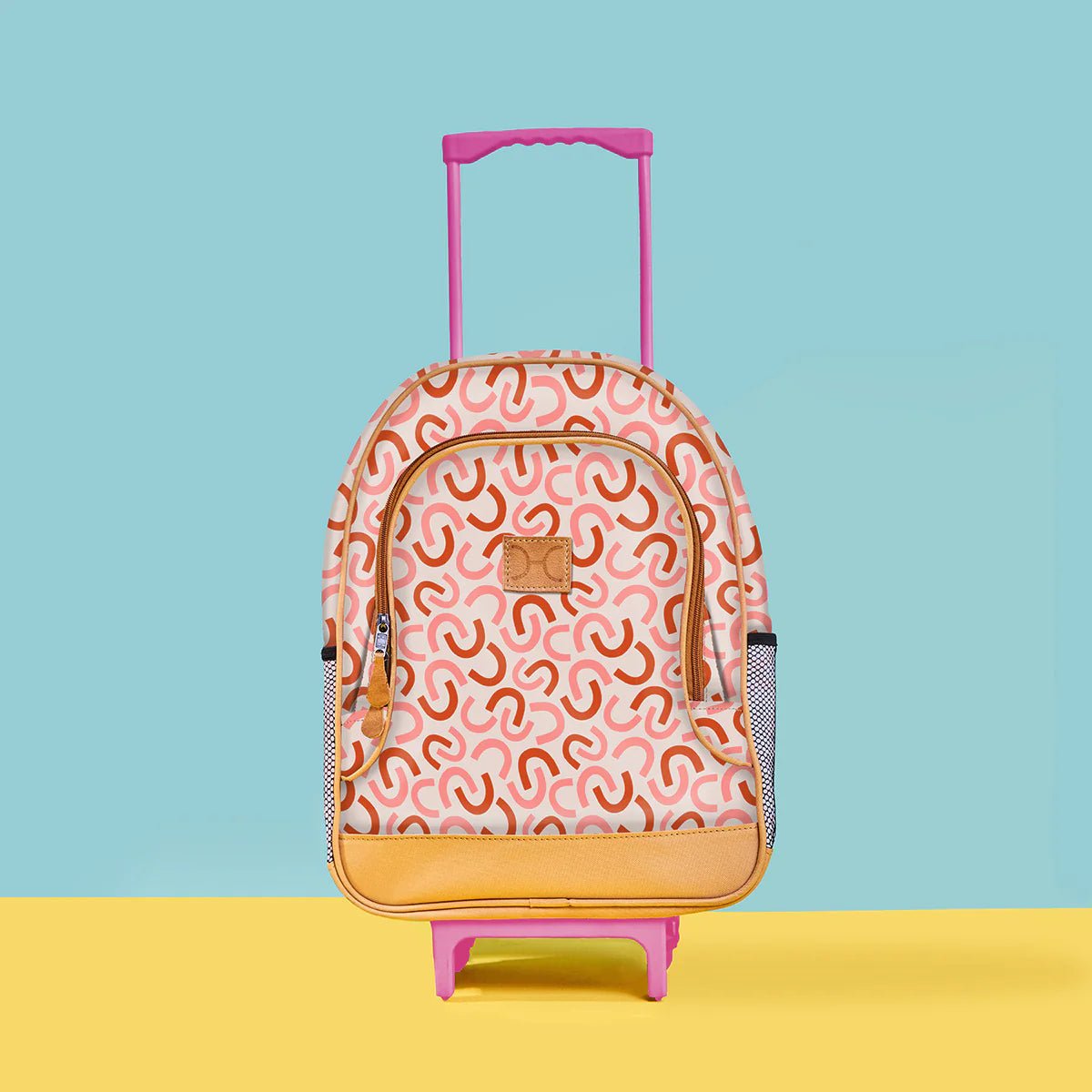 Thandana Laminated Fabric Kid's School Wheelie Backpack - KaryKase