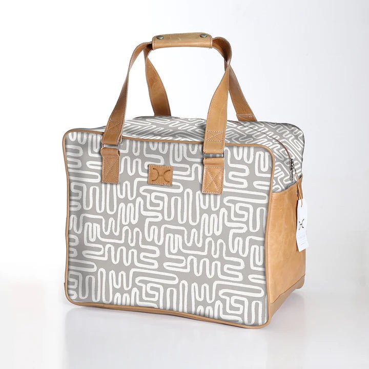 Thandana Laminated Fabric Large Weekender Bag - KaryKase