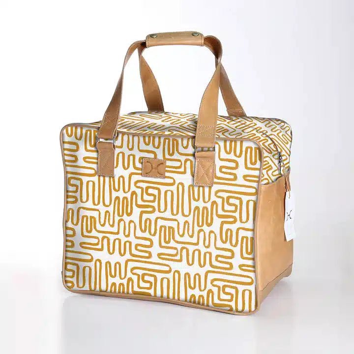 Thandana Laminated Fabric Large Weekender Bag - KaryKase