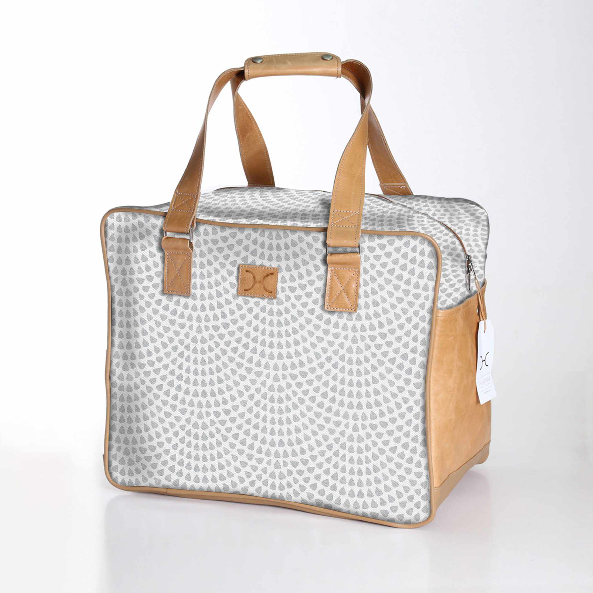 Thandana Laminated Fabric Large Weekender Bag - KaryKase