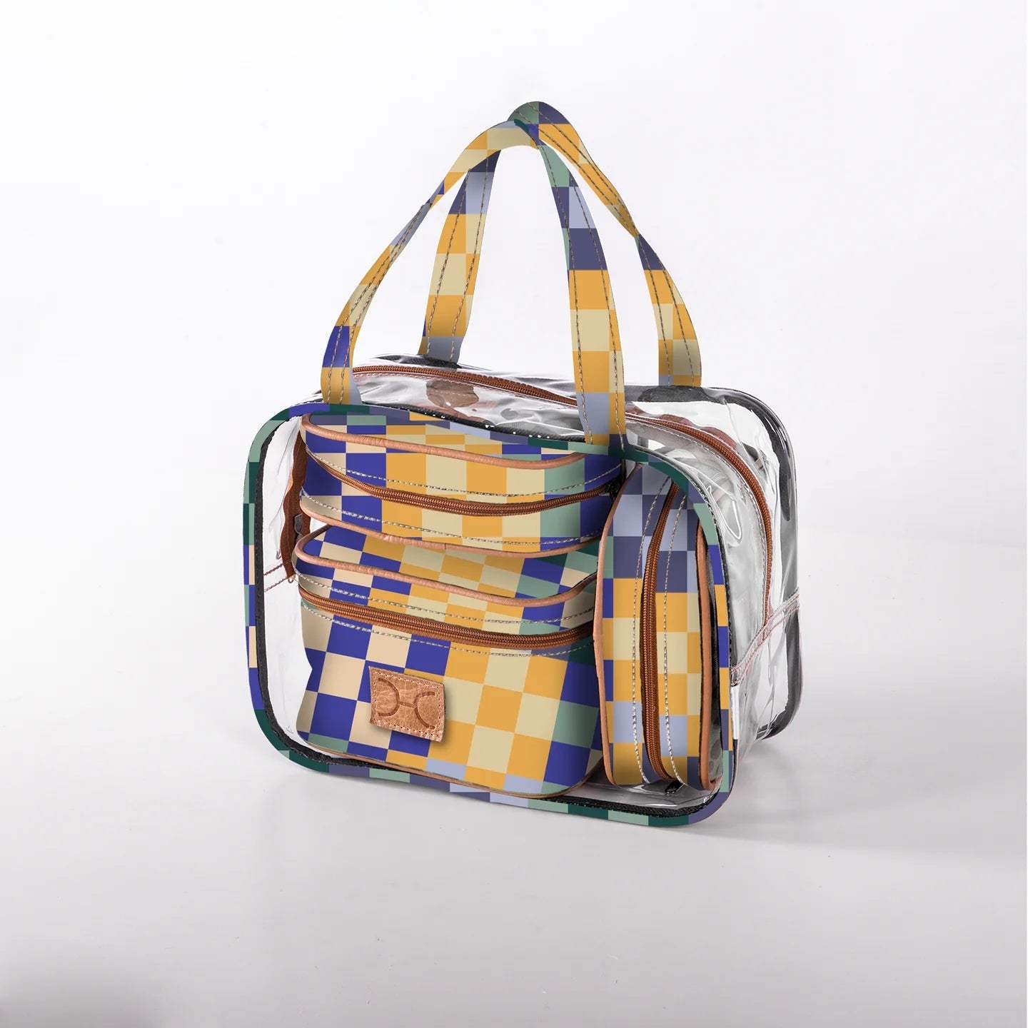 Thandana Laminated Fabric Maxi Cosmetic Set - KaryKase