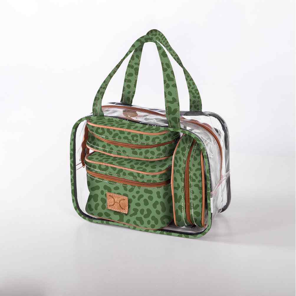 Thandana Laminated Fabric Maxi Cosmetic Set - KaryKase