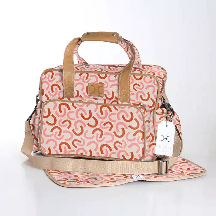 Thandana Laminated Fabric Nappy Bag | Multiple Colour Options - KaryKase