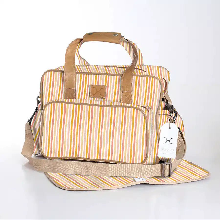 Thandana Laminated Fabric Nappy Bag | Multiple Colour Options - KaryKase