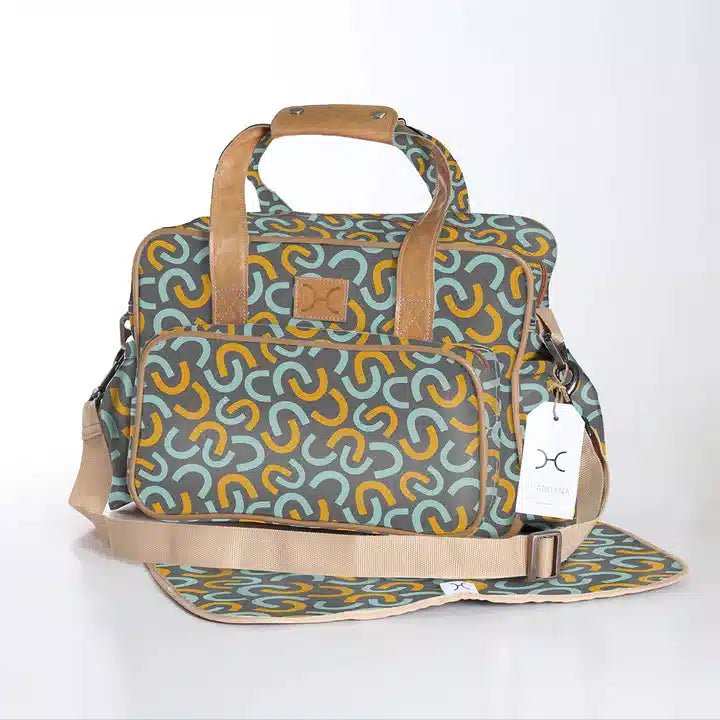 Thandana Laminated Fabric Nappy Bag | Multiple Colour Options - KaryKase