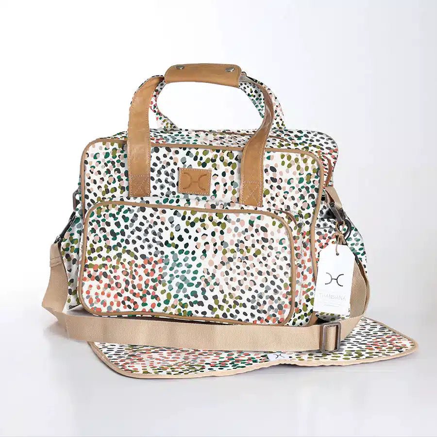 Thandana Laminated Fabric Nappy Bag | Multiple Colour Options - KaryKase