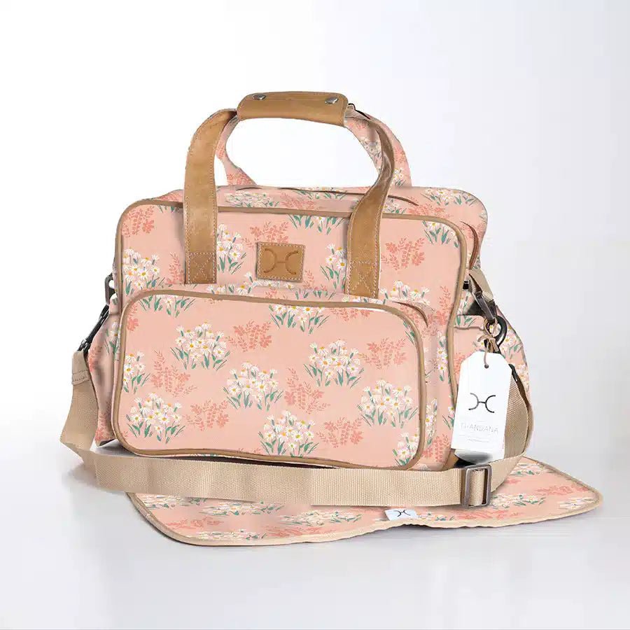 Thandana Laminated Fabric Nappy Bag | Multiple Colour Options - KaryKase