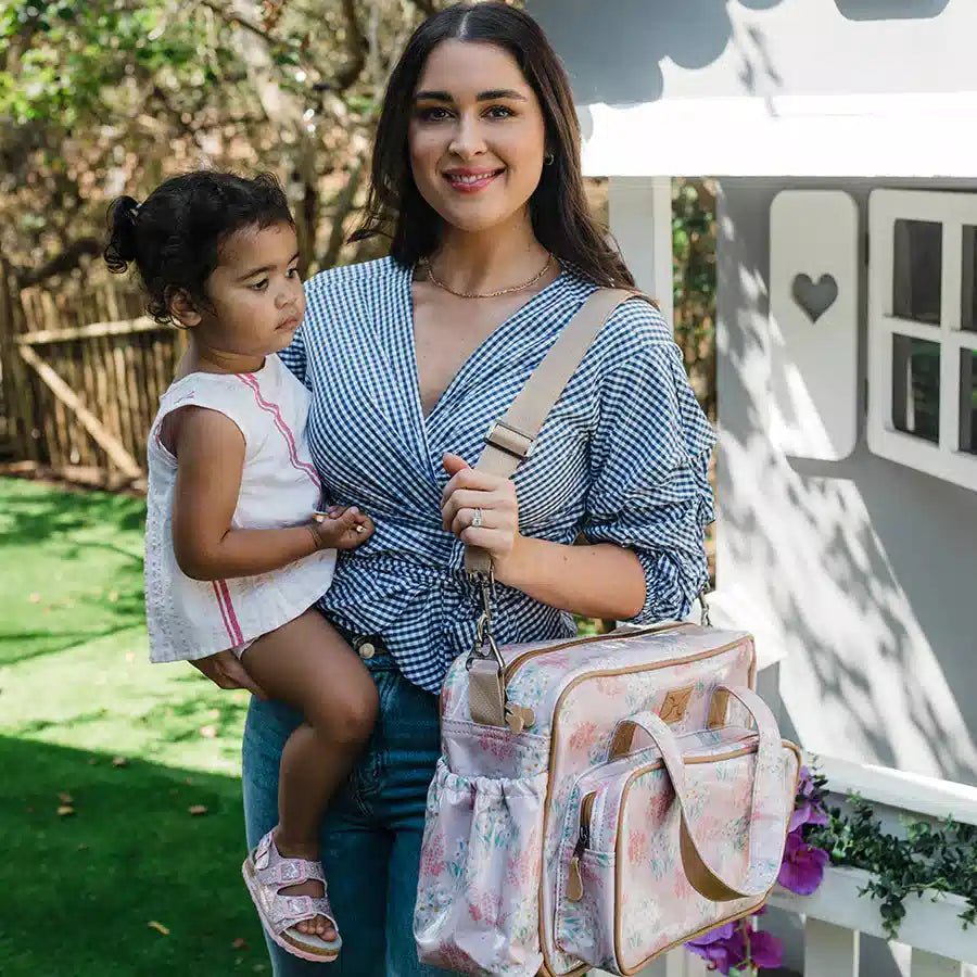 Thandana Laminated Fabric Nappy Bag | Multiple Colour Options - KaryKase