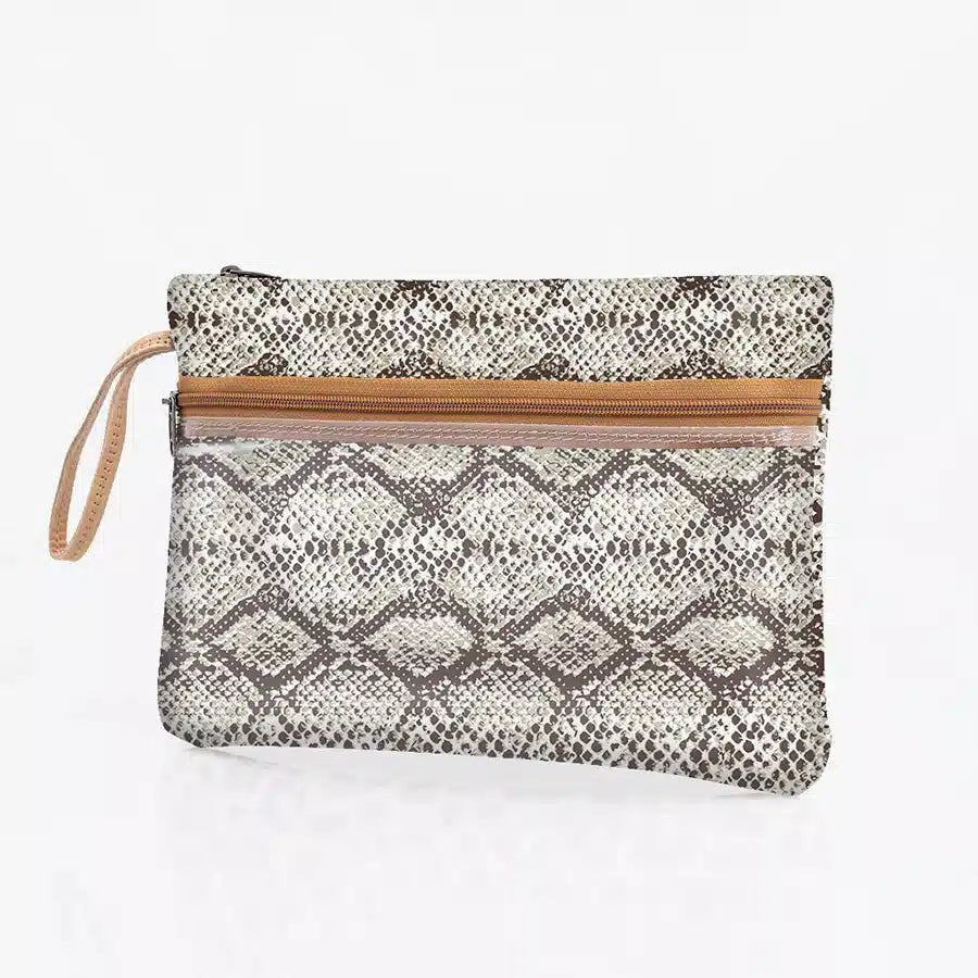Thandana Laminated Fabric Sticky Fingers Clear Pouch - KaryKase
