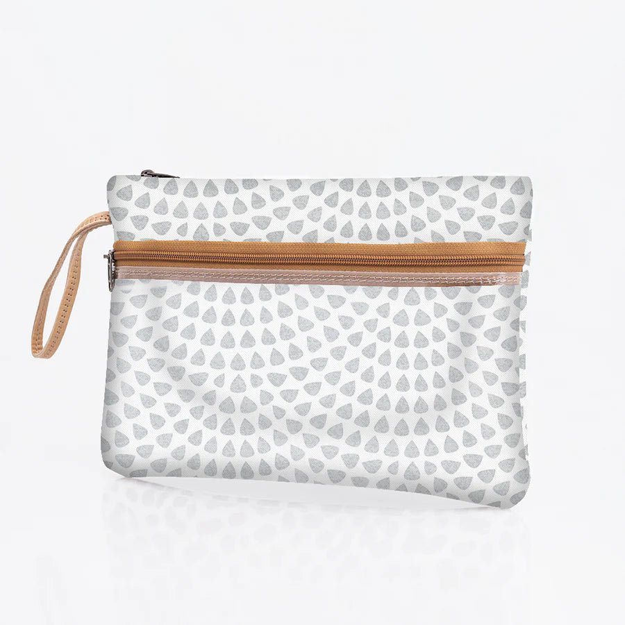 Thandana Laminated Fabric Sticky Fingers Clear Pouch - KaryKase