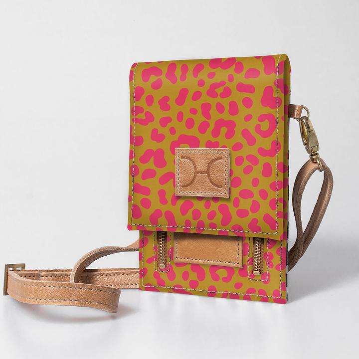 Thandana Laminated Fabric Urban Cellphone Sling - KaryKase