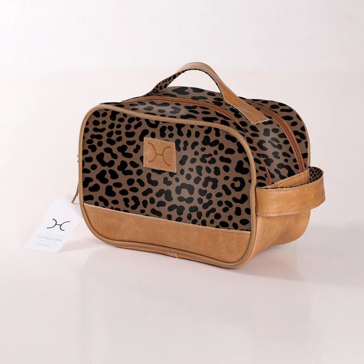 Thandana Laminated Fabric Vanity Bag - KaryKase