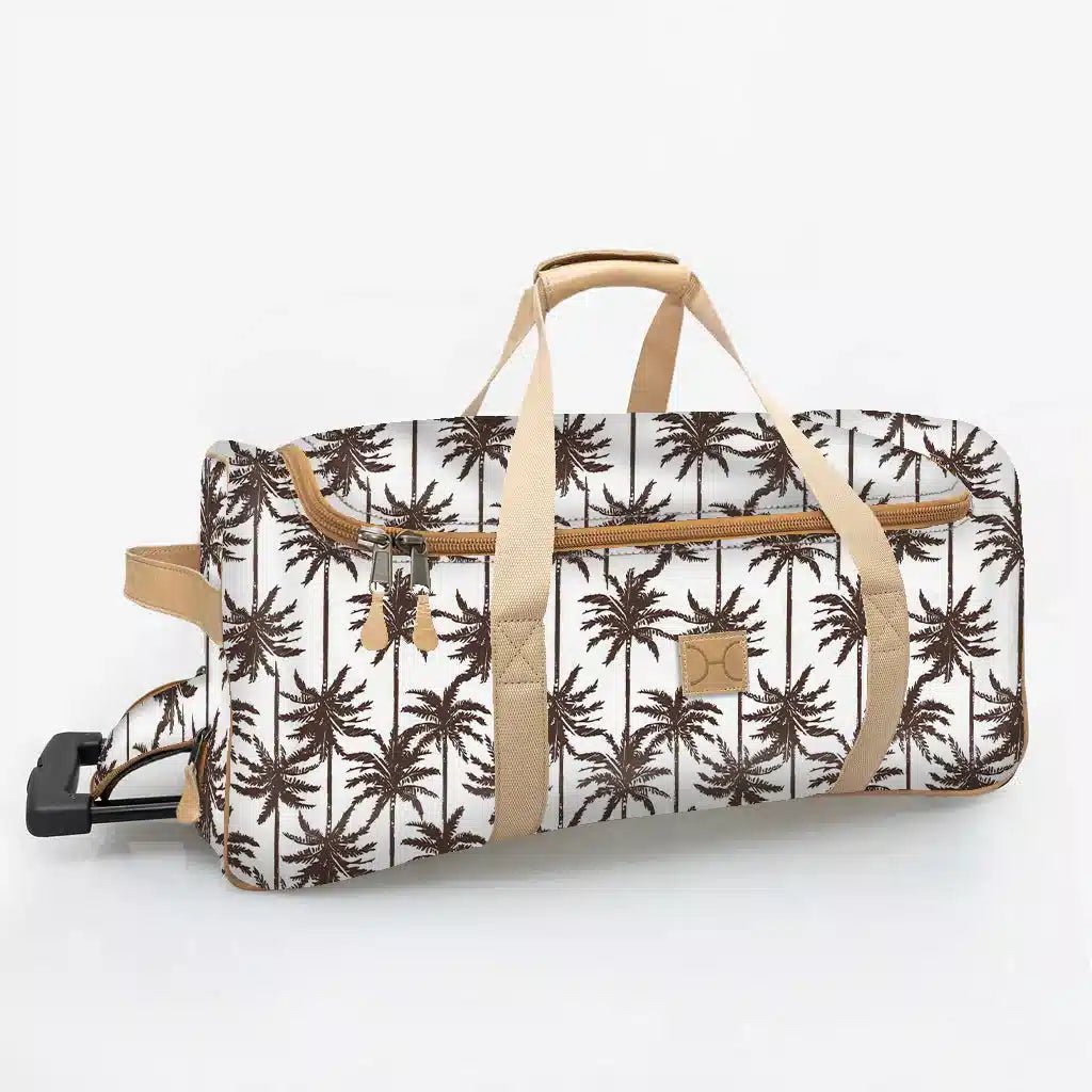 Thandana Laminated Fabric Wheeled Duffel Bag - KaryKase
