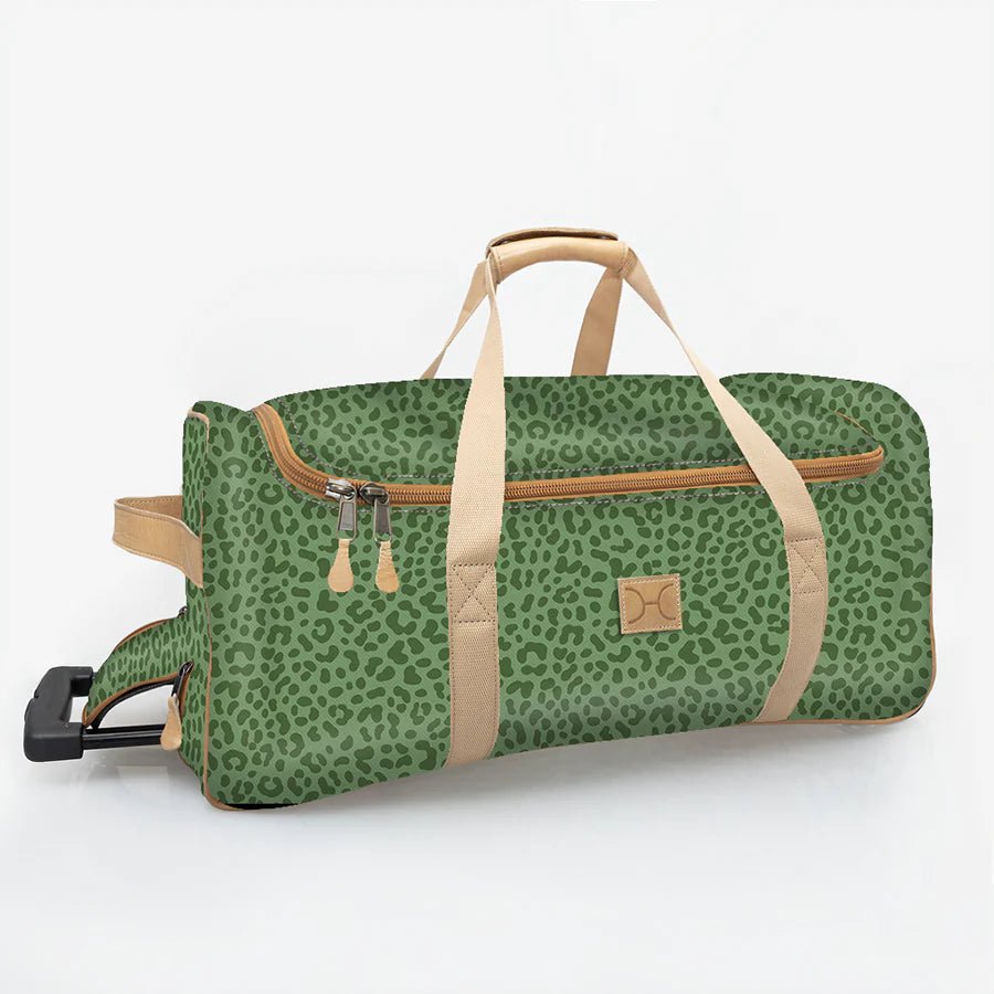 Thandana Laminated Fabric Wheeled Duffel Bag - KaryKase