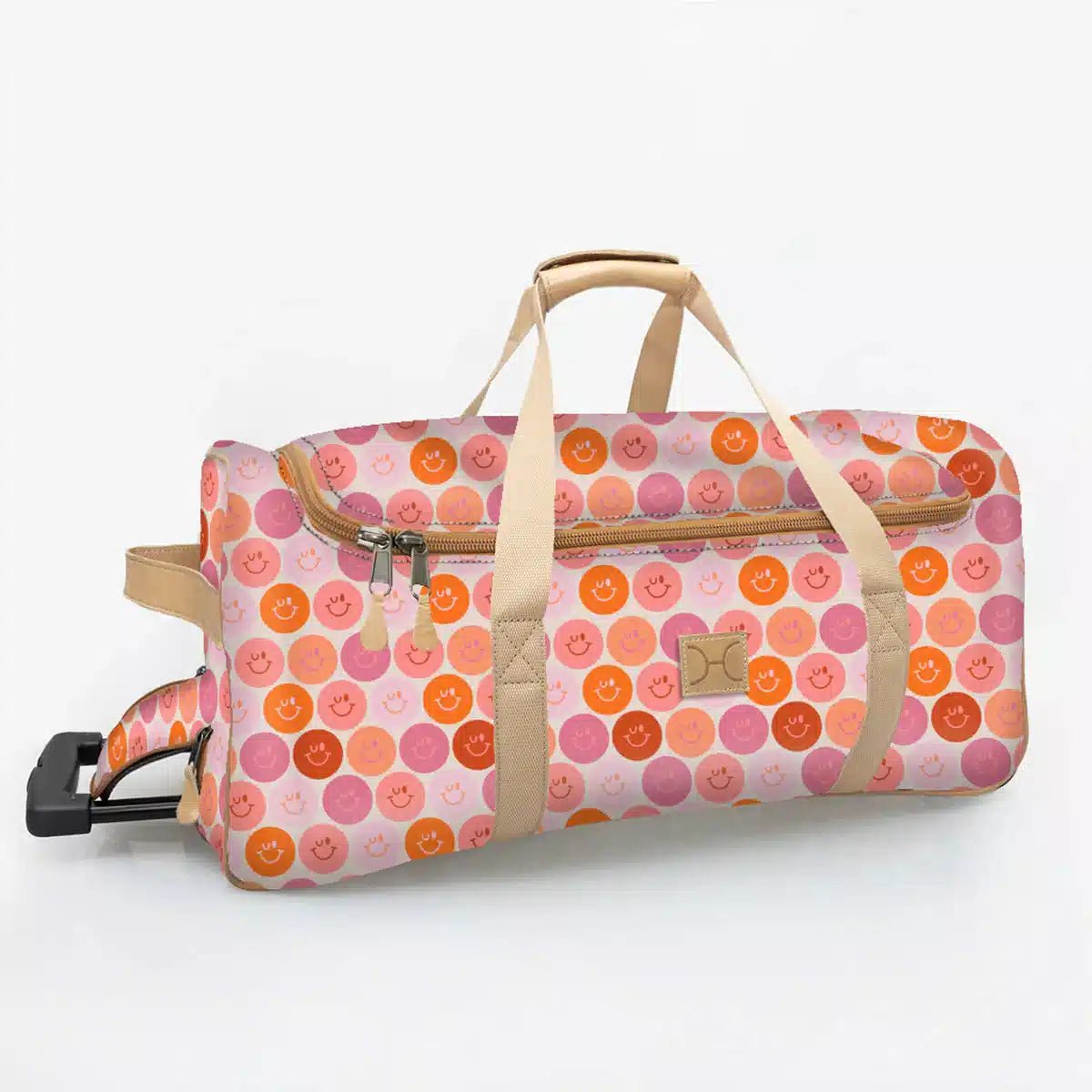 Thandana Laminated Fabric Wheeled Duffel Bag - KaryKase