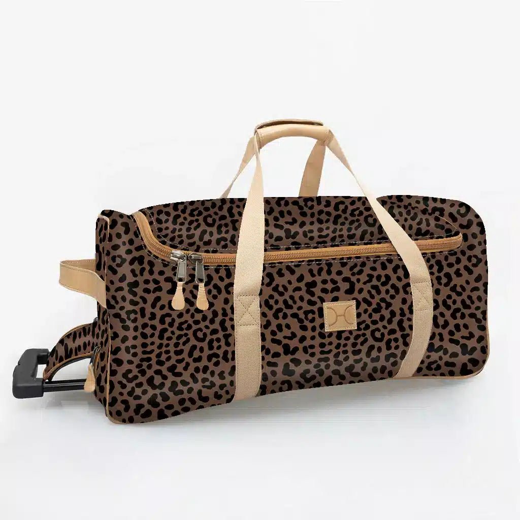 Thandana Laminated Fabric Wheeled Duffel Bag - KaryKase
