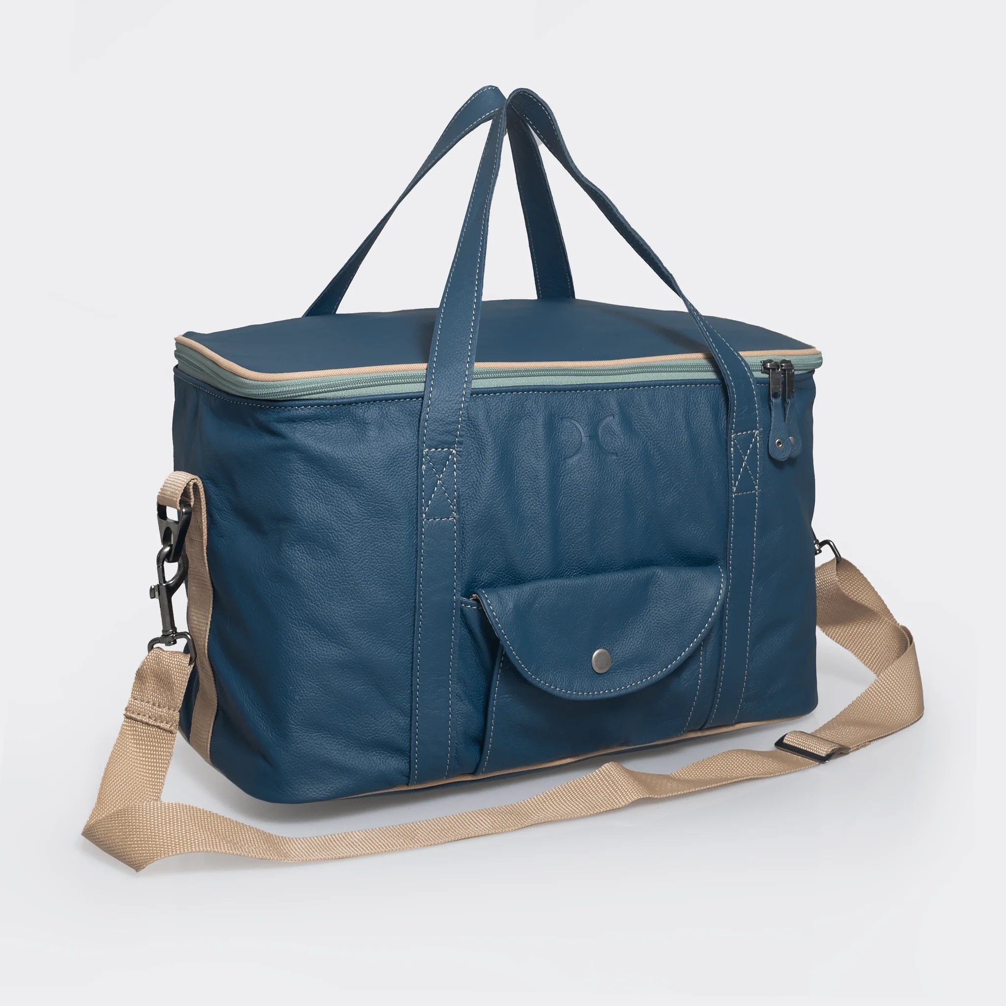 Thandana Leather Caddy Cooler Bag - KaryKase